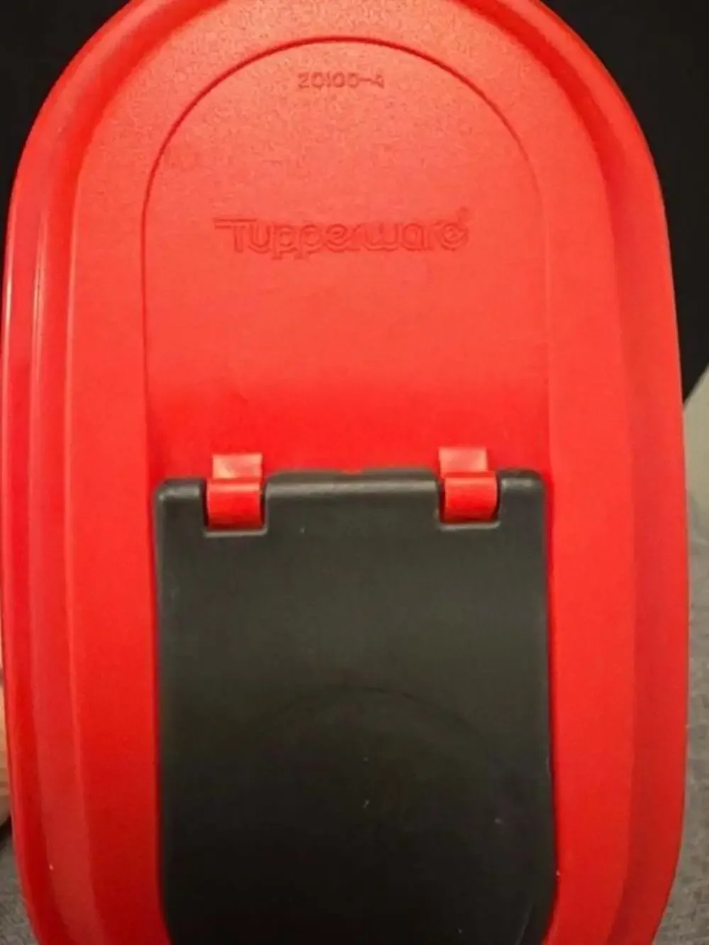Tupperware Disney Slimline Pitcher Mickey Mouse and Goofy Red Lid